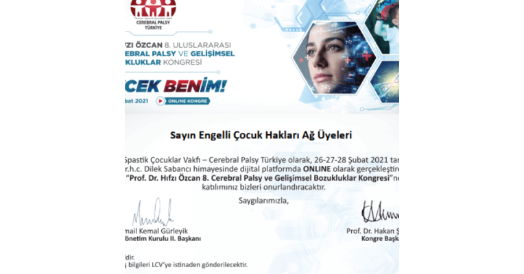 ULUSLARARASI CP VE GELİŞİMSEL BOZUKLUKLAR KONGRESİ