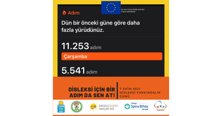 DİSLEKSİ İÇİN BİR ADIM DA SEN AT!